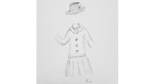 Tekening bij gedicht Rose-Marie - Even niet op letten!
