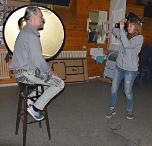 Fotograaf Swa Van Oevelen - (c) Noordernieuws.be - in de studio