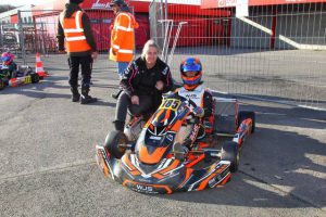 Roberto Baas toont direct zijn snelheid: P3 in NK IAME!