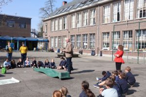 Groene speelplaats op school Zilverenhoek2