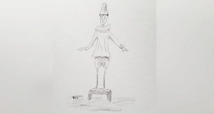 Rose Marie Timmermans - Tekening bij gedicht De neus van Pinokkio