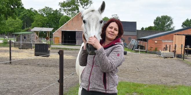 Manegepaarden Pensioenfonds - Carola Poot met Sterre - (c) Noordernieuws.be 2023 - HDB_8812u