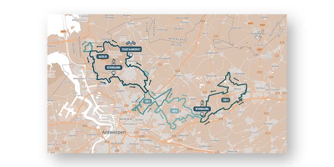 Nieuw gravel-evenement vanuit Kalmthout laat deelnemers tot 200 kilometer offroad fietsen