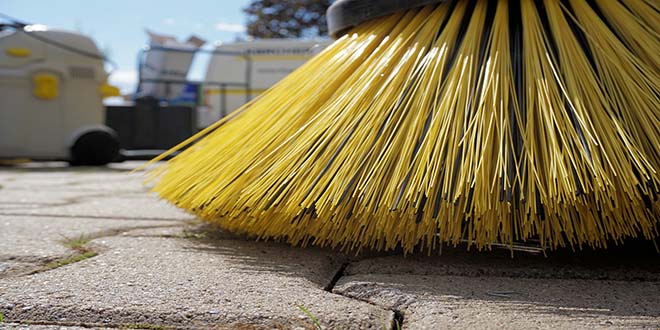 Veegwerken in de straten van 22 tot 26 mei