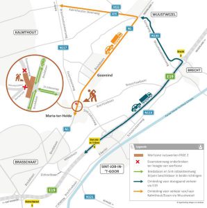 Update werken Maria-ter-Heide kruispunt afgesloten vanaf 14 juni