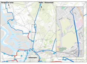 Aanleg fietsostrade F14 tussen Ekeren en Kapellen afgerond2