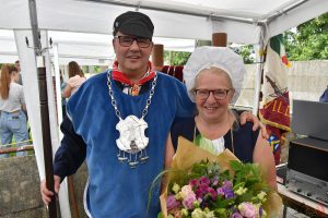 Eric Schrooyen - Keizer Sint-Andriesgilde Essen-Wildert - Eric en zijn vrouw Nancy