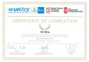 AZ Klina ontvangt VN-duurzaamheidslabel ‘SDG Pioneer’3