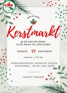 Kerstman bezoekt kerstmarkt van de Nieuwe Berk2