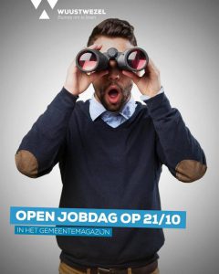 Open jobdag in het gemeentemagazijn op 21 oktober2