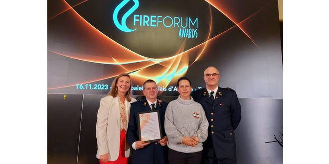 Brandweer Zone Rand wint Fireforum Award