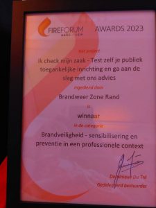 Brandweer Zone Rand wint Fireforum Award2