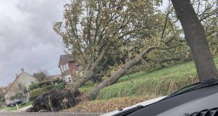 Storm Ciarán raast over het land