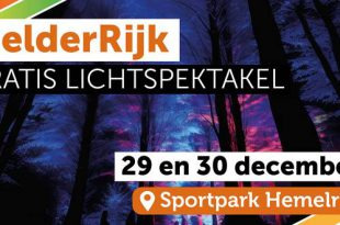 Gratis lichtspektakel in sportpark Hemelrijk