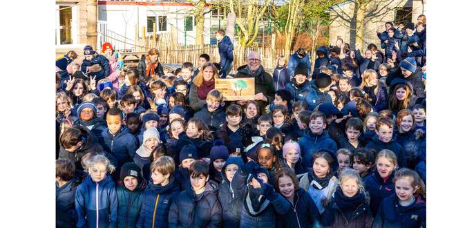 Basisschool Zilverenhoek Kapellen ontvangt label ‘Groene Oase’