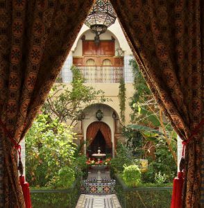 Mar hotel inside tuin - View on the courtyard - Marrakesh