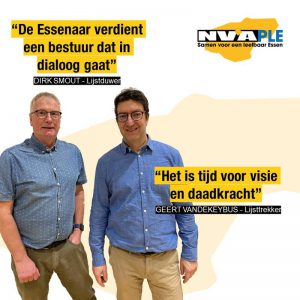 Geert Vandekeybus lijsttrekker voor N-VAPLE 2
