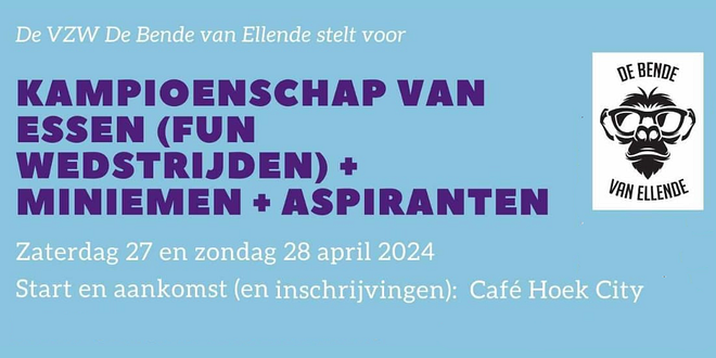 VZW De Bende van Ellende presenteert de Bendecours