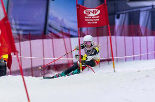 Charlotte smout Belgisch jeugdkampioen alpijns skiën indoor 2024