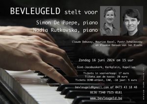	Bevleugeld organiseert quatre-mains concert 2