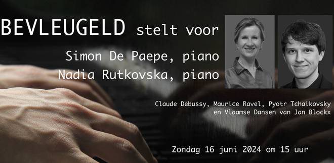 Bevleugeld organiseert quatre-mains concert