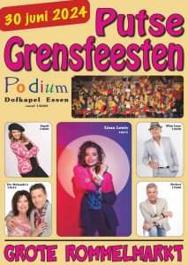 Zondag 30 juni Putse Grensfeesten affiche