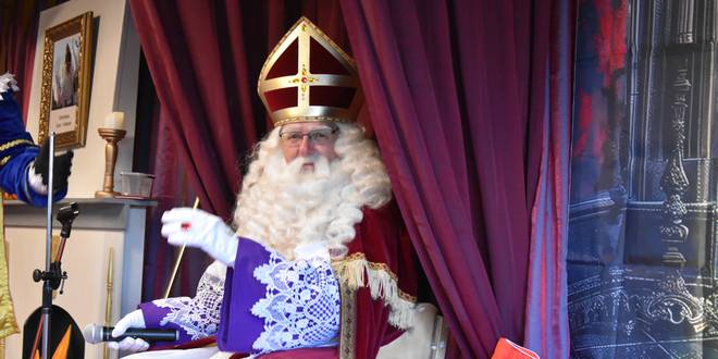 Nog even nagenieten van de aankomst van de Sint