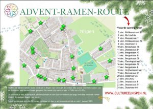Vierde Advent-ramen-route Nispen geopend