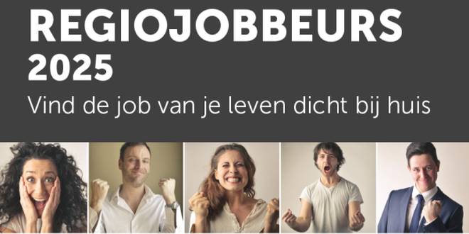 Vind je droomjob op de Regiojobbeurs op 25 februari