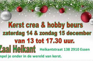 Zaal Heikant organiseert crea hobbybeurs