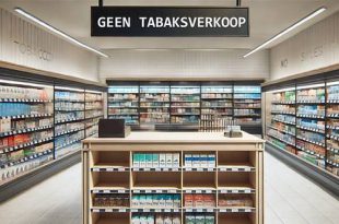 Vanaf 1 april verkoopverbod tabak en tabaksproducten in winkels groter dan 400 m2