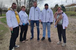 Vlaams Belang Essen voert lenteschoonmaak uit in Wildert