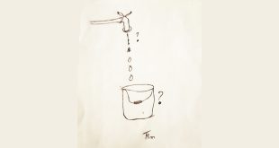 Rose Marie Timmermans - Tekening bij gedicht - Water - Over waterverspilling