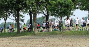 Trottinettepret bij de 38ste toeristische Trottinettentocht