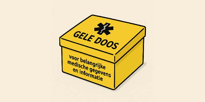 Gele Doos gratis voor Essense ouderen bij lokale apotheek en Zorgpunt Grens