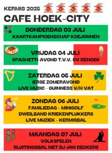 Café Hoek-City viert vijf dagen kermis 2