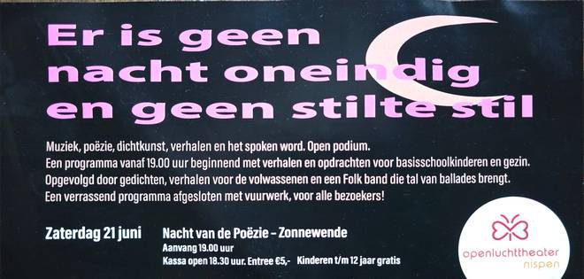 Nacht van de Poëzie - Zonnewende