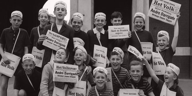 Het Volk - Krantenverkopertjes - (c) Noordernieuws.be - Alle rechten voorbehouden