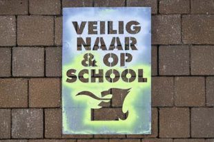 'Veilig naar en op school': Onze boodschap staat op straat, letterlijk!