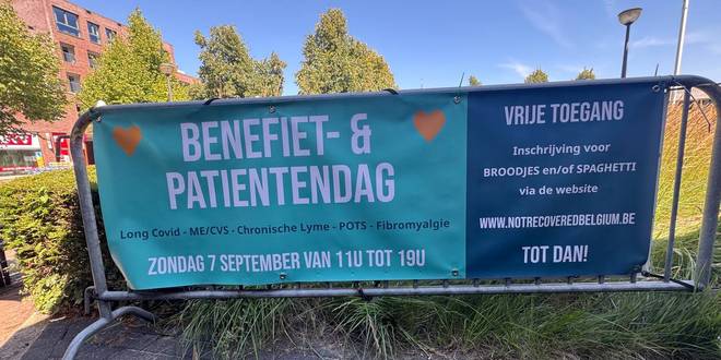Benefiet en patiëntendag Not Recovered Belgium