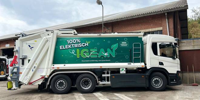 IGEAN stelt eerste elektrische ophaalwagen voor duurzaam, stil en efficient